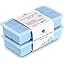 Silicone Freezer Containers - Large Ice Cube Tray with Lids Set of 2 - BPA Free - 16 Moulds for Baby Purees, Ice, Soup, Cocktails