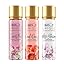 Unique Womens Summer Breeze Bundle Sweet Pea, Coral, White Blossom Body Mist Spray Mixed Fragrance Set