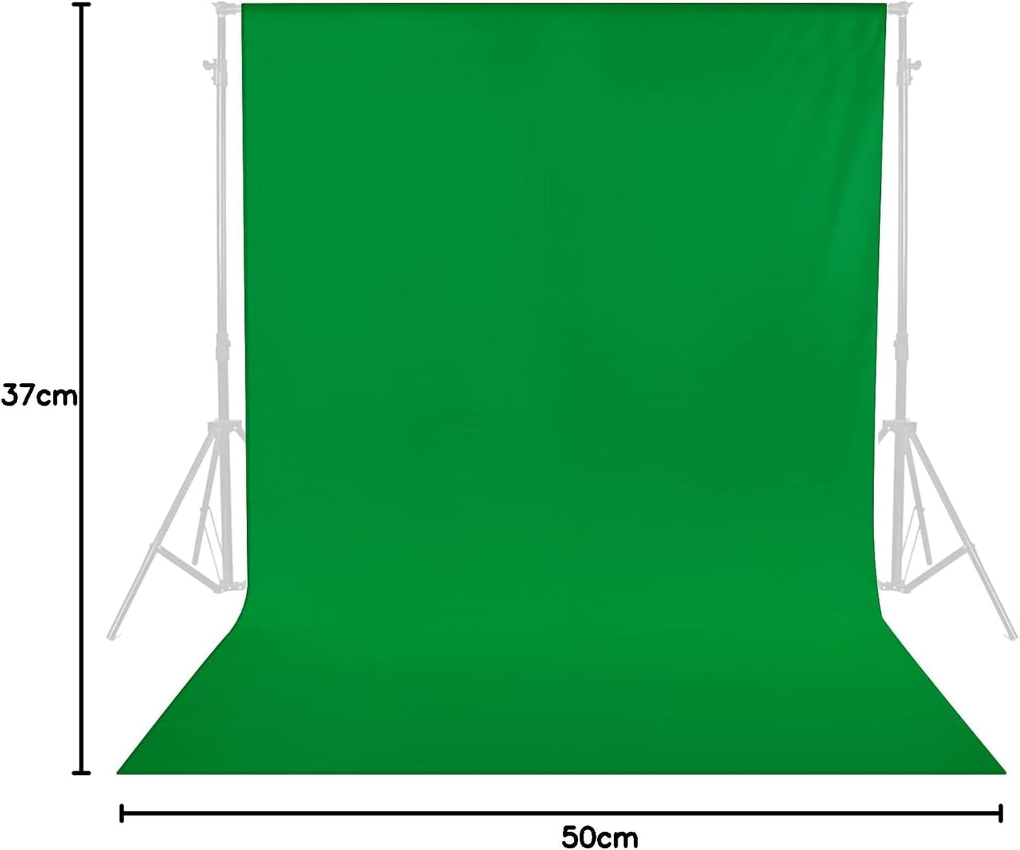 2.8 x 4 Metres Background Studio Photography Background Decoration for Photography Studio (Green)
