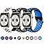 Pack 3 Replacement Strap Compatible with Apple Watch 44mm 42mm 38mm 40mm/41mm 45mm 49mm, Silicone Wrist Strap Sport Band