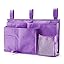 Caddy Hanging Organizer Bedside Storage Bag, 600D Oxford Cloth with Hook&Loop Fastener for Bunk and Hospital Beds,Dorm Rooms Bed Rails
