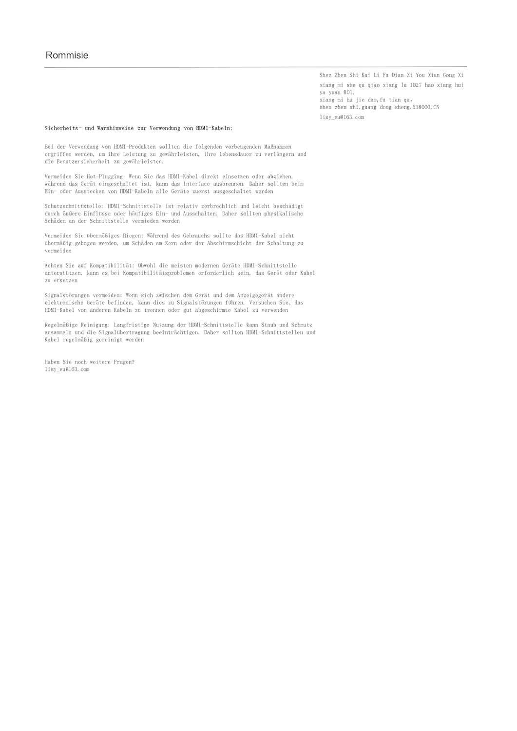 Rommisie 4K/60HZ HDMI Cable 12M (HDMI 2.0,18Gbps) Ultra High Speed Gold Plated Connectors,Ethernet Audio Return,Video 4K,FullHD1080p 3D Compatible with Blu-Ray,TV, Playstation, PS3, PS5, PC, HDTV