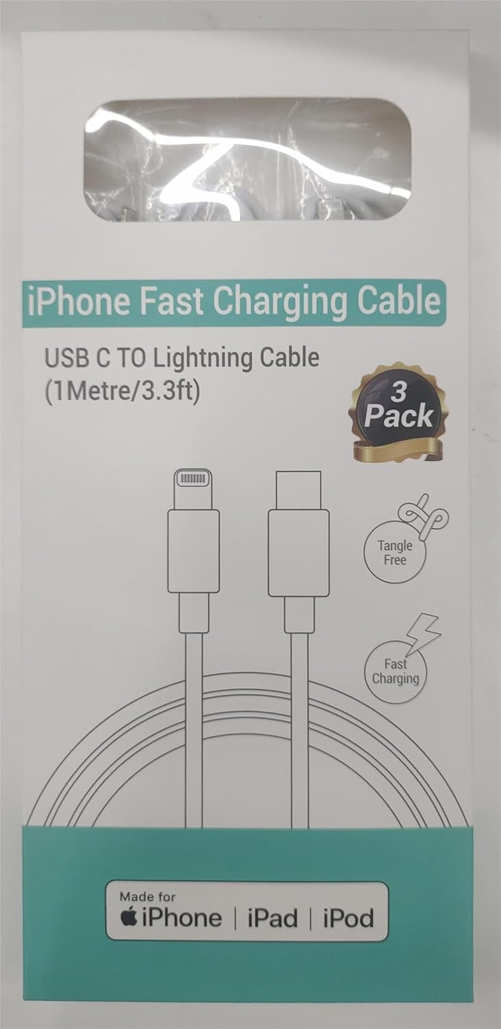 2 in 1 USB C to USB C/Lightning Cable 2Pack 2M MFi iPhone 15 Charger C to C Fast Charging 60W Type C for iPhone iPad Pro Air Samsung Galaxy MacBook Switch