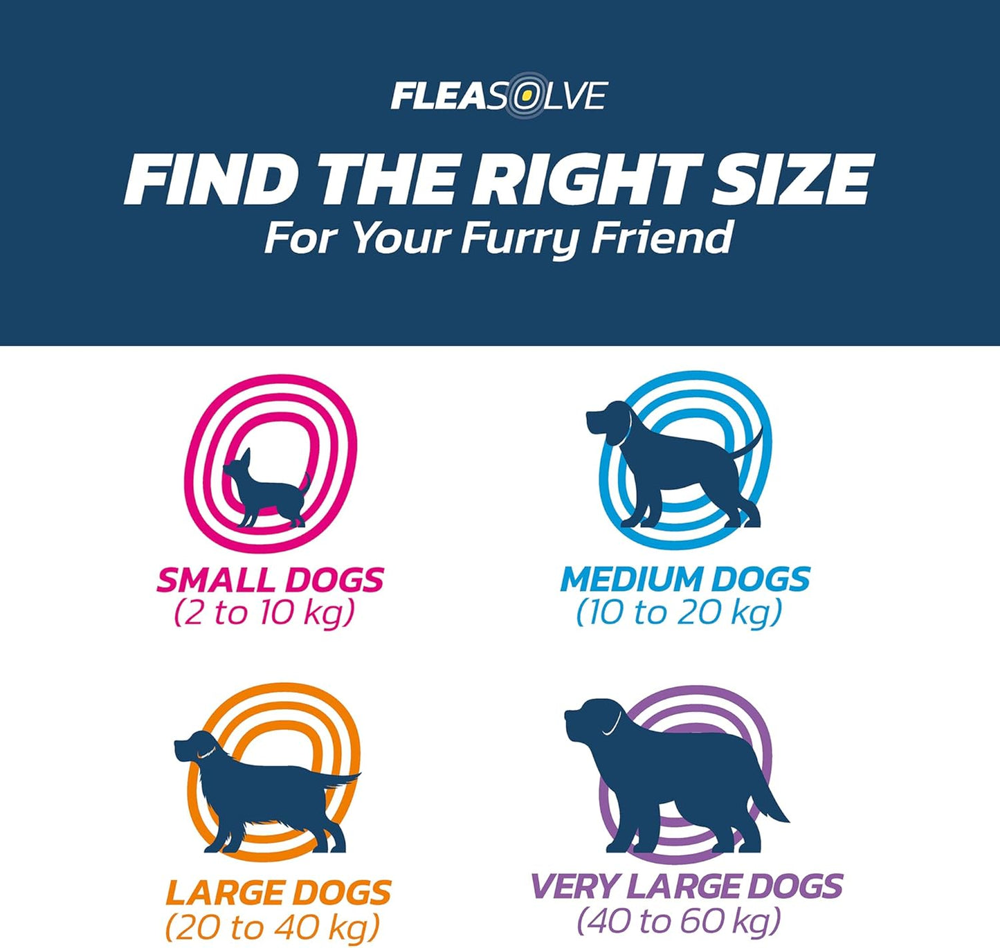 Dog Flea Treatment Extra Large Dogs x 6 - Flea Treatment for Dogs XL Very Large Dog 40-60 kg