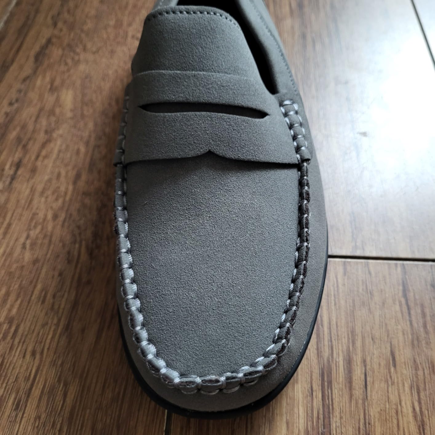 New Men's Grey Business Casual Loafers