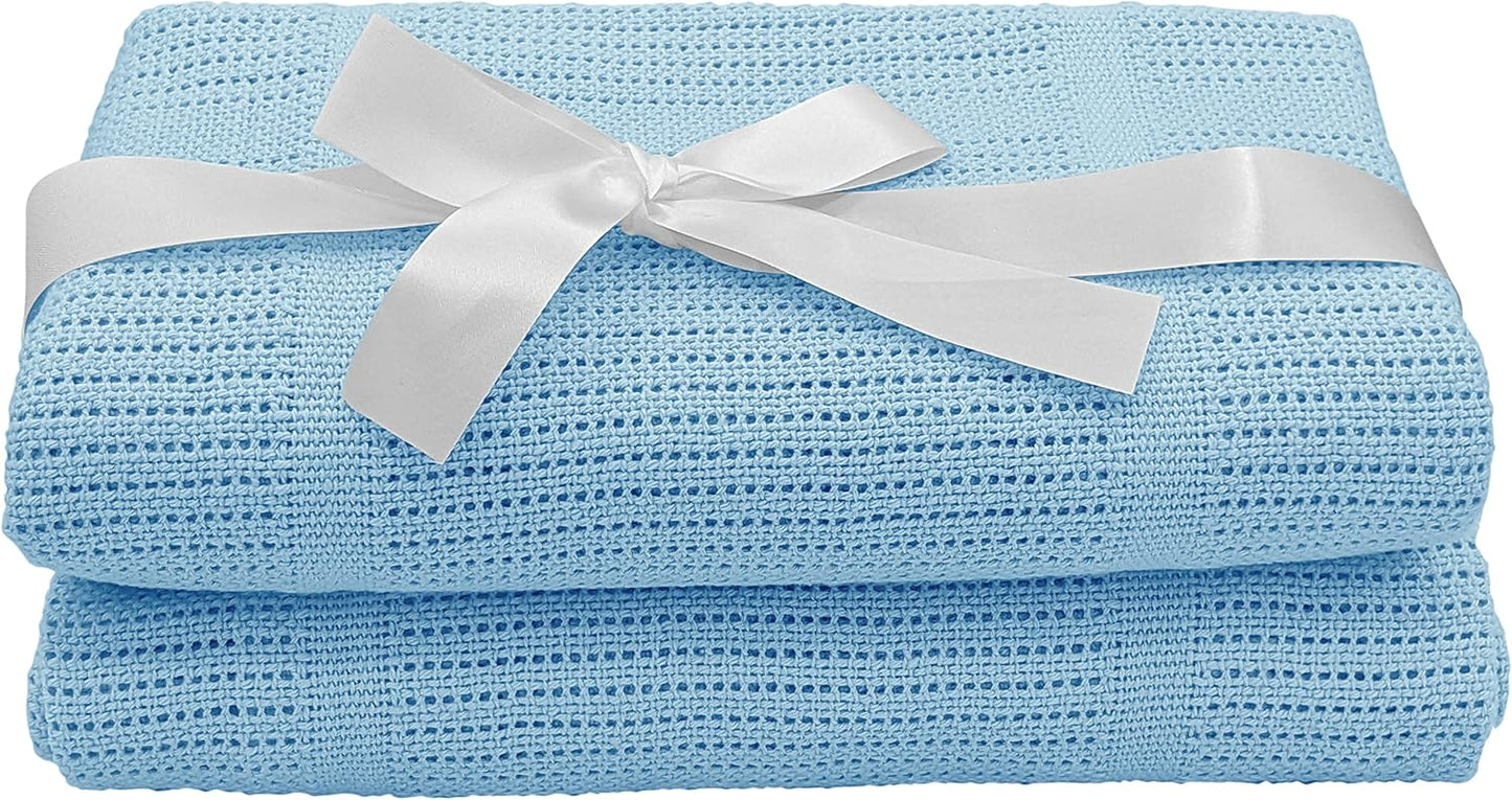 Cotton Cellular Baby Blanket