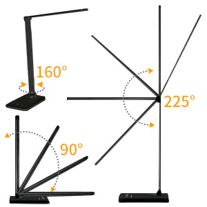 Modern Desk Lamp Eye-caring Aluminium Dimmable Bedside Lamp