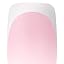 French Tip False Nails - XCOATTIPS Long Square Nail Tips, Nude Press on Nails, Pre-applied Tip Primer & Base Coat Cover