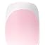French Tip False Nails - XCOATTIPS Long Square Nail Tips, Nude Press on Nails, Pre-applied Tip Primer & Base Coat Cover