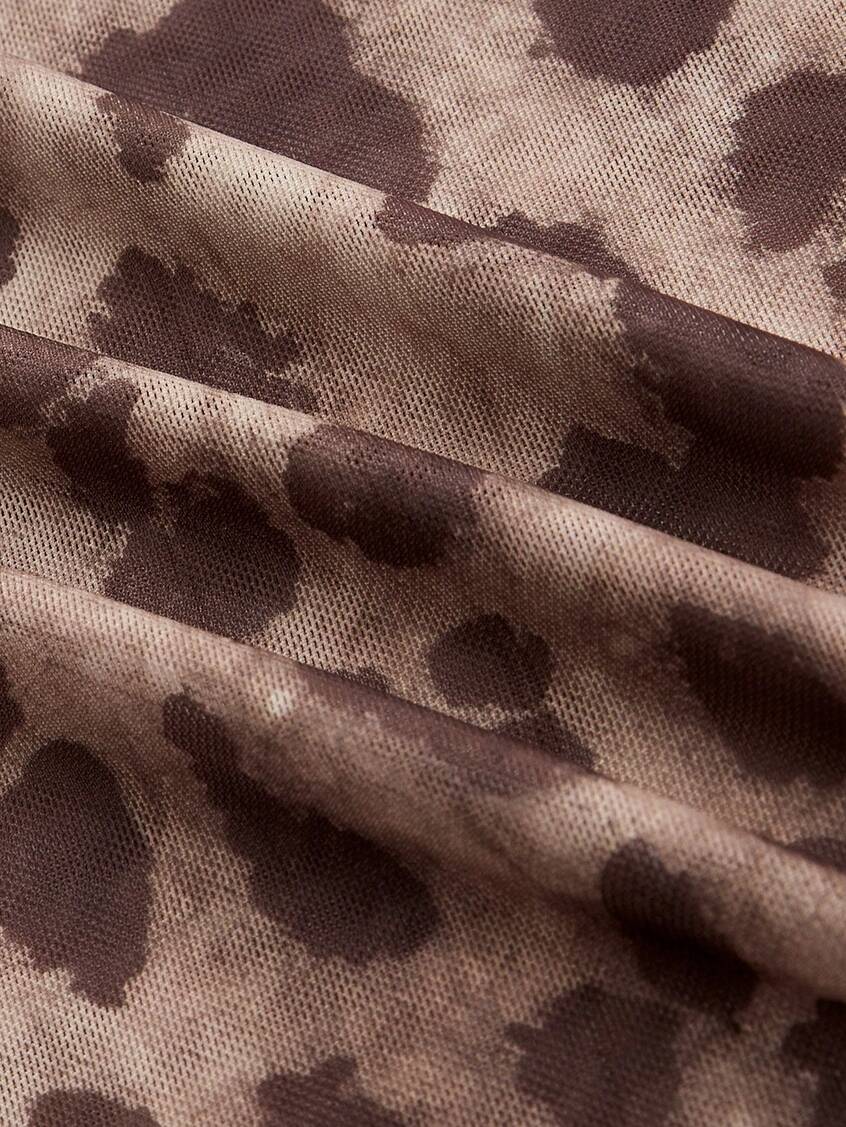 New Women's A-Line Leopard Cami Maxi Dress UK 8