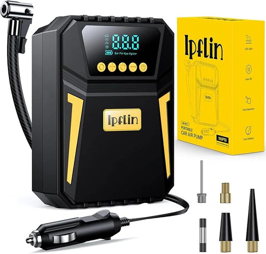 Electric Air Pump 150 PSI For Car Tyre| Football | Bike Inflator Pump 12V DC New with tags