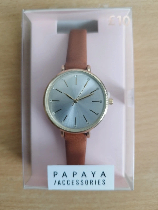 New Brown Women Papaya Wristwatch