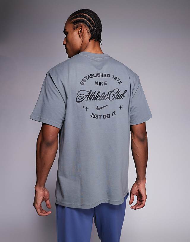 Athletic Club Graphic Back Print T Shirt