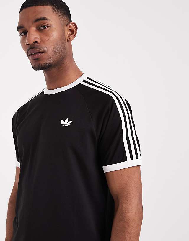 Three Stripe T Shirt Classic Cotton