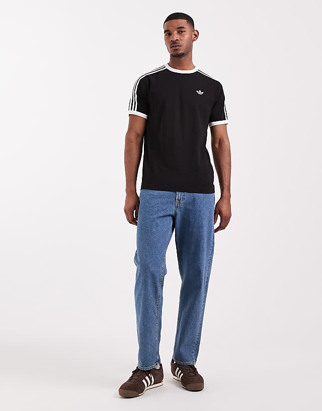 Three Stripe T Shirt Classic Cotton