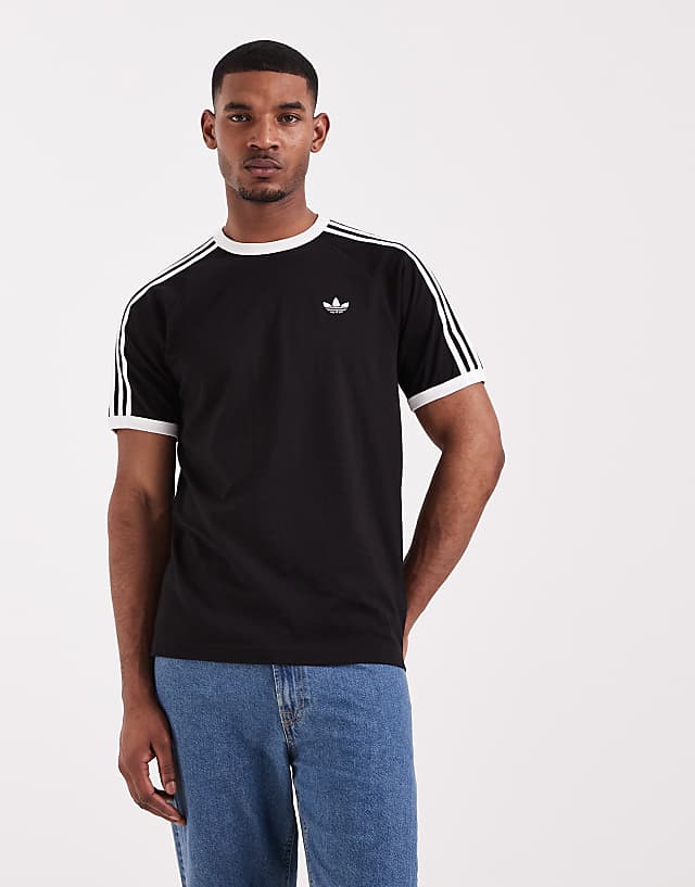 Three Stripe T Shirt Classic Cotton