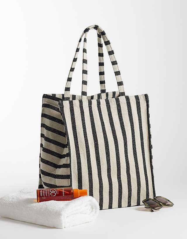 Summer Beach Tote Bag Stripe