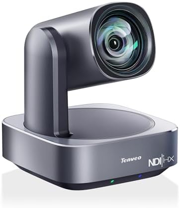 4K PTZ Camera with AI Humanoid & Face Auto-Tracking, 20X Optical+8X Digital Zoom, USB3.0/HDMI/LAN PoE IP Live Streaming