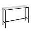 Bar Table, Kitchen Table, Pub Dining High Table, Sturdy Steel Frame, 40 x 100 x 90 cm, Easy Assembly, Industrial Design, Greige and Black LBT010B02
