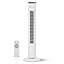 PureMate 43-inch Tower Fan, Oscillating Floor Fan with Remote Control, 3 Speeds Setting, LED Display, 7-Hour Timer, Powerful 40W Electric Standing Fan, Portable Quiet & Ideal for Bedroom