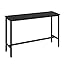 Bar Table, Kitchen Table, Pub Dining High Table, Sturdy Steel Frame, 40 x 100 x 90 cm, Easy Assembly, Industrial Design, Greige and Black LBT010B02