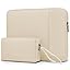 14-15 Inch Laptop Sleeve Bag Set for MacBook Air 15 M4/M3/M2, MacBook Pro 15, XPS 14/15 Plus, 15" Surface Laptop, NoteBook Case for 14" HP Lenovo ThinkPad Asus Acer HUAWEI, Beige