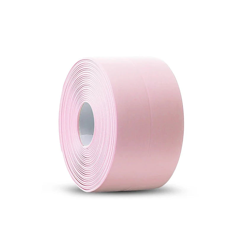 3.2M Self-adhesive Sealing Tape PVC Oil-Proof Kitchen Sink Edge Caulk Tape Waterproof Bathroom Toilet Corner Wall Sticker