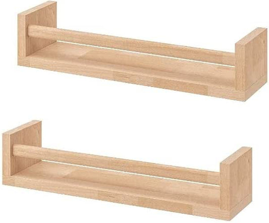 New Wooden Kids Bookshelf or Kitchen Spice Rack Kitchen Bathroom Accessory