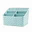 Storage Basket, Cosmetic Box Organiser,Plastic Storage Box Desktop 5 Grid Sub-grid Storage Case Multi-function Storage for Desktop Office Bedroom Countertop Home Kitchen