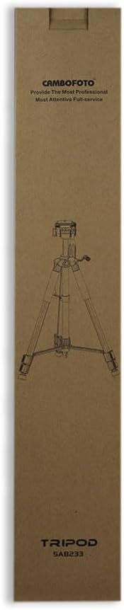 Lightweight Camera Tripod/Monopod with 3-Way Panoramic Head