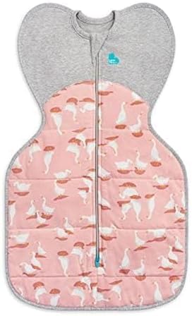 Swaddle Up, Medium 6-8.5 kg, Dusty Pink, Snug Fit Supports Good Sleep Routine, 2.5 Tog