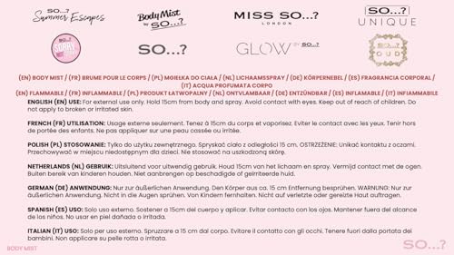 Unique Womens Summer Breeze Bundle Sweet Pea, Coral, White Blossom Body Mist Spray Mixed Fragrance Set