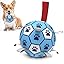 Dog Soccer Ball, Interactive Dog Toys for Tug of War, Puppy Birthday Gifts, Water Toy, Durable Dog Balls for Small & Medium Lake Blue