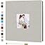 Self Adhesive Photo Album Large Scrapbook Album Magnetic 40 Pages Linen Hardcover with A Metallic Marker Pen Wedding Gift Valentines Day for Couples