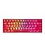 Mechanical Gaming Keyboard - 61 Keys Multi Color RGB Illuminated LED Backlit Wired Programmable for PC/Mac Gamer