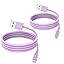 4 Pack Apple MFi Certified iPhone Charger Cable 1m, Lightning to USB Cable 1m Fast Charging, Long Charger