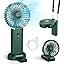 Handheld Fan, Portable Fan with 3 Speed, Mini Hand Held Fans 3000mAh Battery Operated, USB Rechargeable Foldable Desk Fan for Travel Camping Home Office