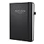 Diary 2025-2026 A5 Day Per Page, 12 Months 2025-2026 Diary From July 2025 to June 2025, Productivity A5 Daily Planner with Monthly Tabs, 2 Bookmark, Pen Loop and Inner Pocke (Black)