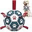 Dog Soccer Ball, Interactive Dog Toys for Tug of War, Puppy Birthday Gifts, Water Toy, Durable Dog Balls for Small & Medium Lake Blue