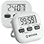 Kitchen Timer, WECKEW 2 Pack Digital Kitchen Timer Magnetic Countdown Stopwatch Timer With Loud Alarm