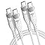USB C to USB C 100W 5A C to C Charger Cable Fast Charge [2M/2Pack] USB Type C to Type C Charger Charging Cable
