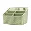 Storage Basket, Cosmetic Box Organiser,Plastic Storage Box Desktop 5 Grid Sub-grid Storage Case Multi-function Storage for Desktop Office Bedroom Countertop Home Kitchen