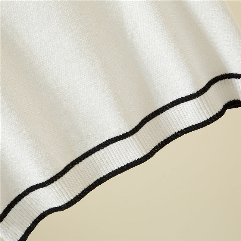 Women's Ice Silk Short Sleeved Summer Top