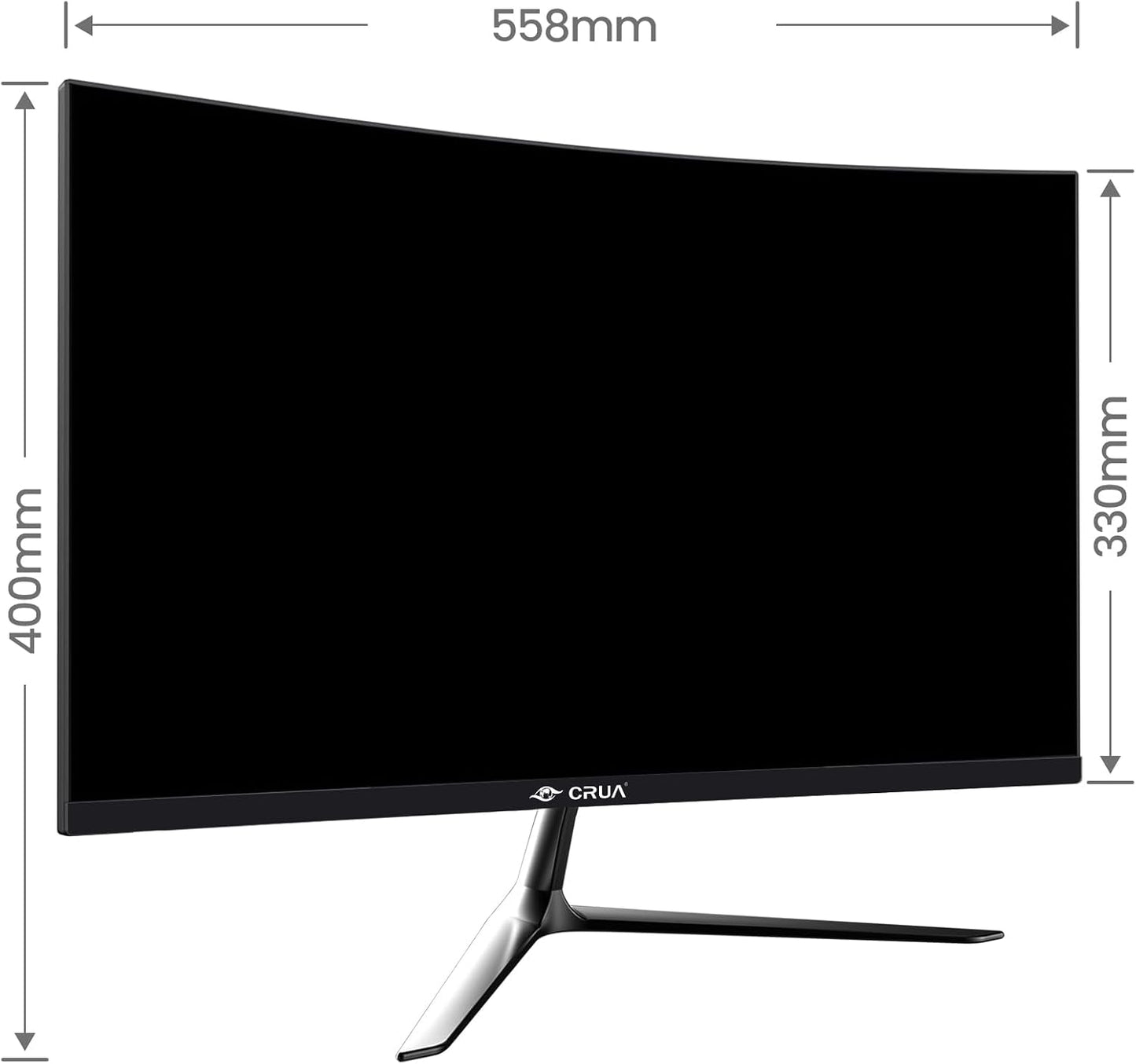 24.5" Curved Gaming Monitor, 180Hz FHD 1080P Frameless PC Monitor, 1ms GTG, FreeSync, Low Motion Blur