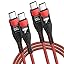 USB C to USB C 100W 5A C to C Charger Cable Fast Charge [2M/2Pack] USB Type C to Type C Charger Charging Cable