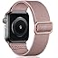 Solo Loop Strap Compatible with Apple Watch Strap 38mm 40mm 41mm 42mm 44mm 45mm 46mm 49mm, Adjustable Stretch Nylon Braided Sport Strap