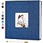 Self Adhesive Photo Album Large Scrapbook Album Magnetic 40 Pages Linen Hardcover with A Metallic Marker Pen Wedding Gift Valentines Day for Couples