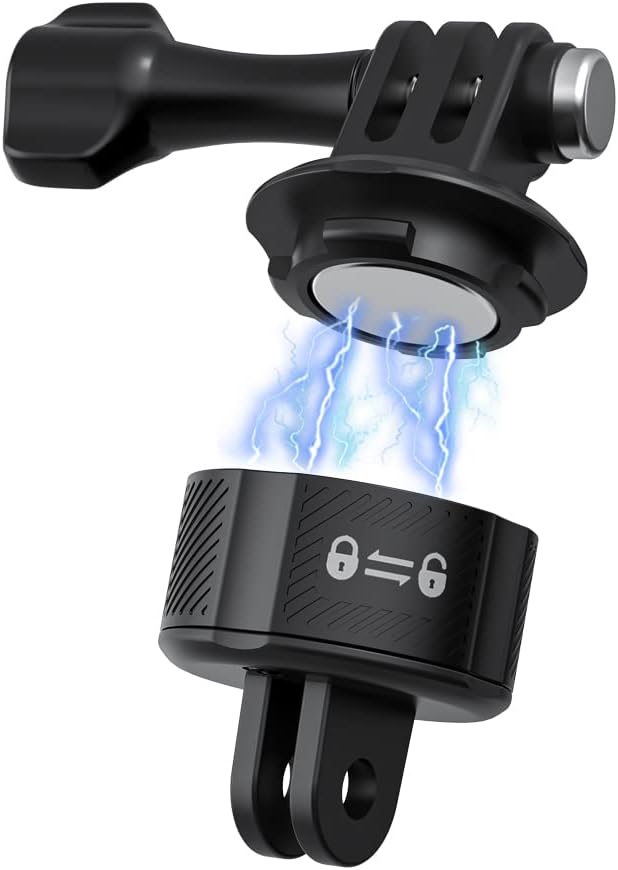 Quick Release Base Mount Kit with Magnetic Suction & Swivel Lock Adapter