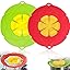 Spill Stopper Lid Cover,2Pcs Silicone Pan Lid 10"&11.5" Splatter Guard Pots Boil Over Safeguard Multi-Function Kitchen Tool Kitchen Gadgets