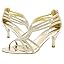 Ladies Heels Strappy Low Kitten Dress Prom Wedding Bride Sandals Shoes